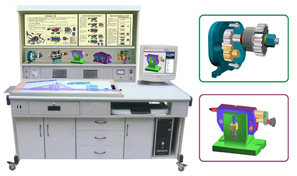 LG-FZ07B型 機械制圖多媒體三維測繪設(shè)計實訓裝置