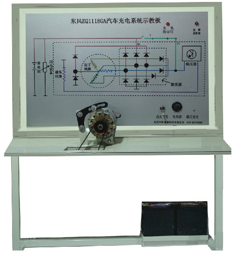 東風(fēng)EQ1118GA汽車充電系統(tǒng)示教板,http://www.edulg.com