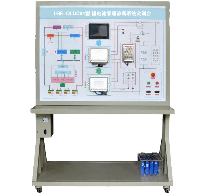 LGE-QLDC01型 鋰電池管理診斷系統(tǒng)實訓(xùn)臺